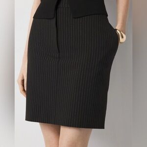 WHBM (White House Black Market) Pinstripe Pencil Skirt